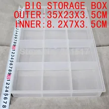 Розничная большой ящик для хранения 12 внутренних коробок инструменты идеально подходит для рисования инструмент рыбалка медицина красота хранения использовать
