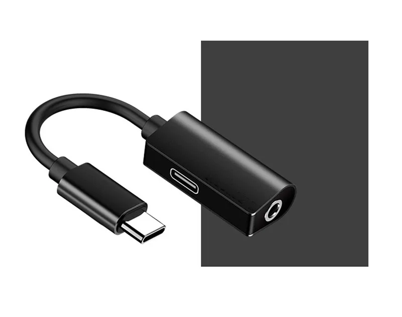 Thbelieve USB Type C To 3.5 Headphone Adapter 2 In 1 USBC To 3.5mm Audio Jack USB Type-C Earphone Converter Support Drop Ship (6)
