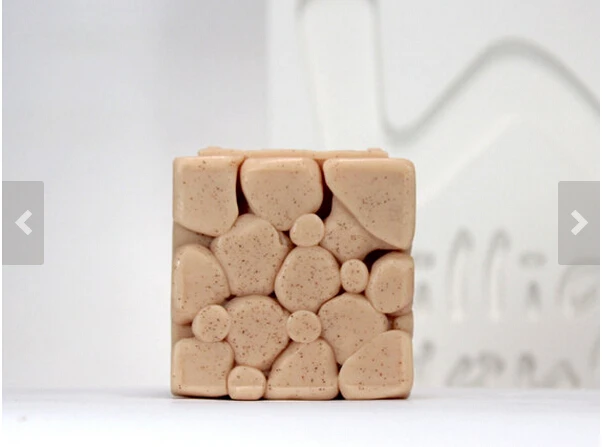 

Square stone wall shaped silicone soap mold fondant Cake decoration mold Handmade soap mold
