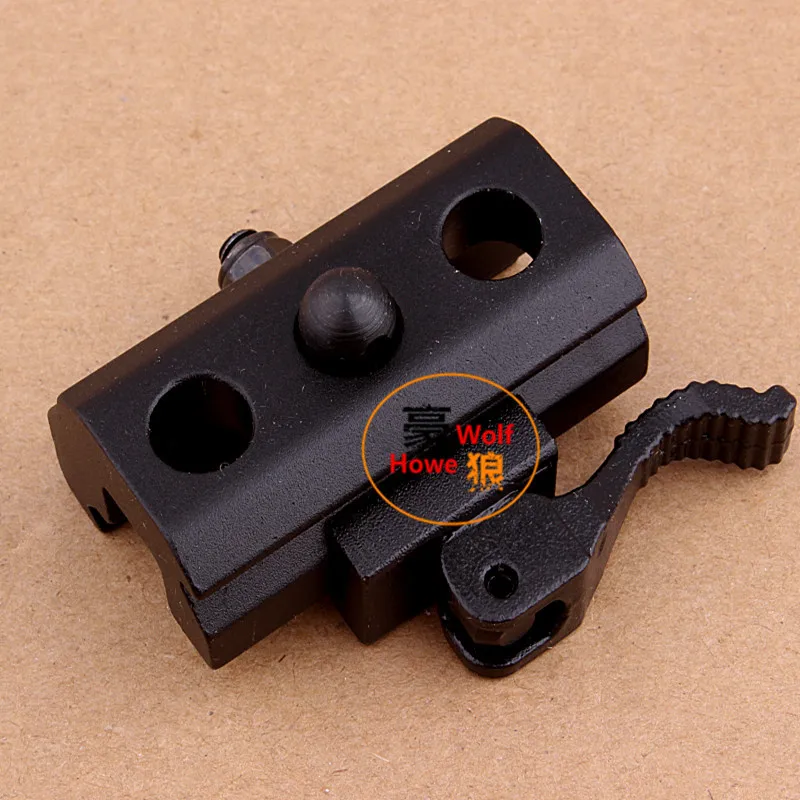 Outdoor Metal 20MM Quick Release Mount Adapter QD for Scope Bipod Mount