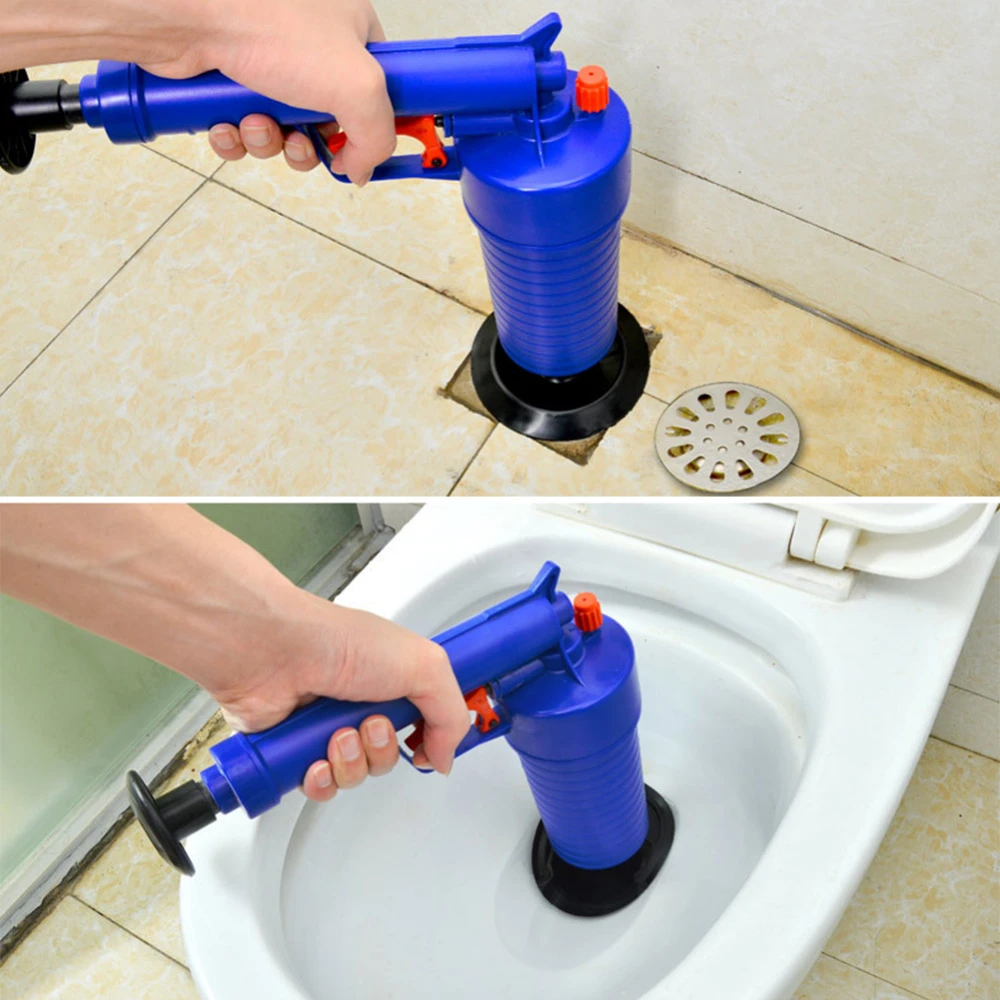Toilet Clean High Pressure Air Drain Blaster Pump Plunger Sink Pipe Clog Remover Toilet Clean High Pressure Air Drain Blaster Pump Plunger Sink Pipe Clog Remover