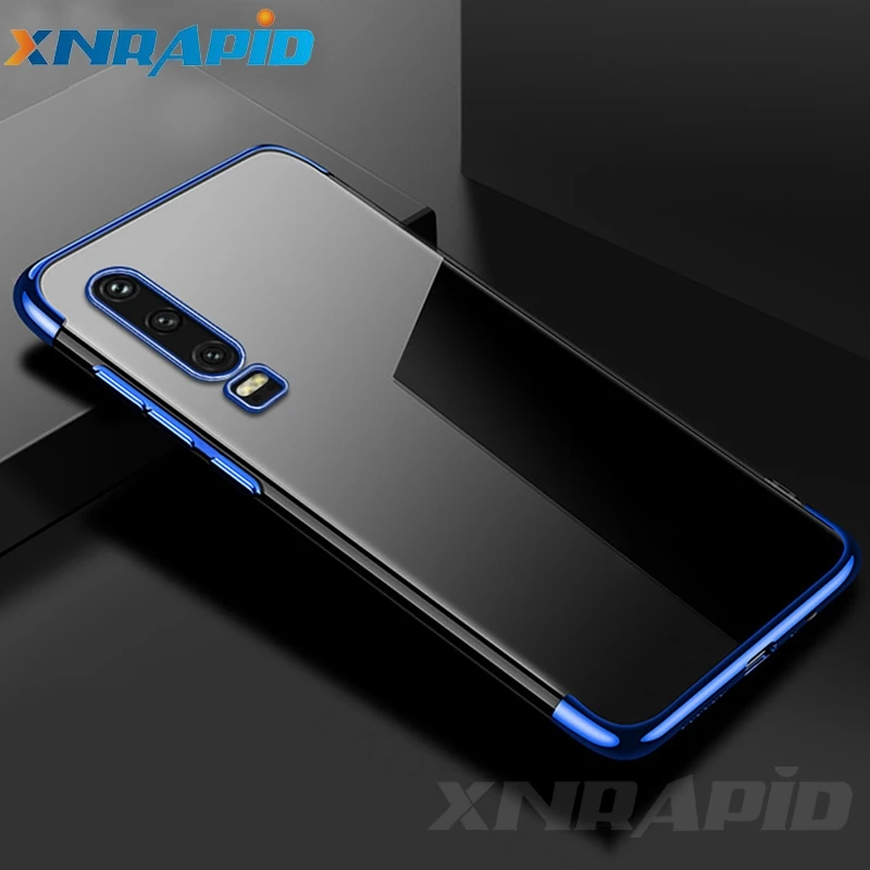 

for Huawei P30 Lite case cover for huawei P30 Pro Nova 4E case luxury transparent soft silicon TPU back cover