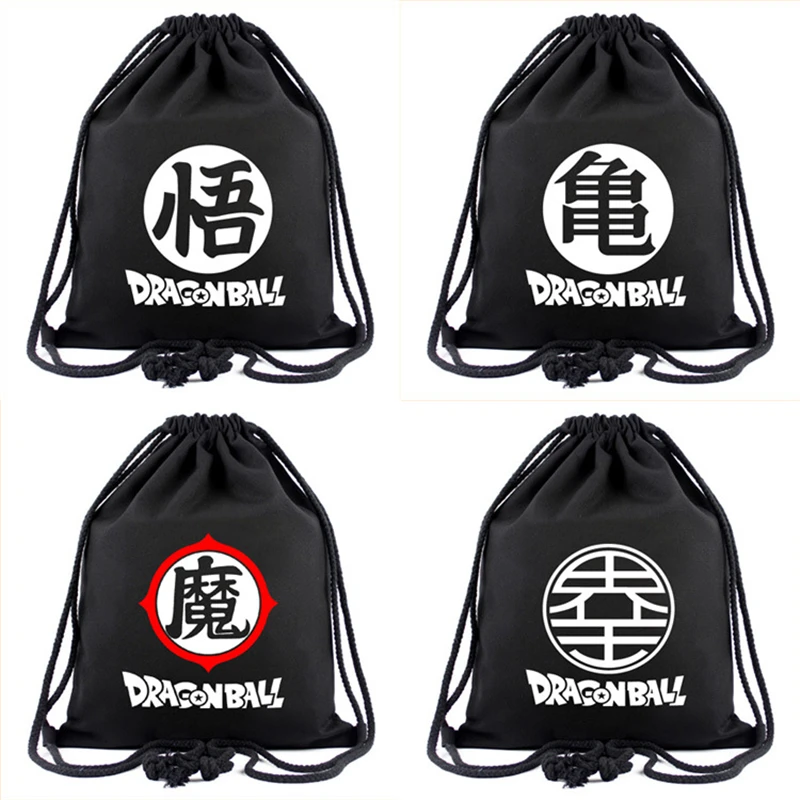

Anime Dragon Ball Z Super Drawstring Backpack Travel Bag Children Boys Cool Saiyan Sun Goku Printing School Bags Shopping Bag
