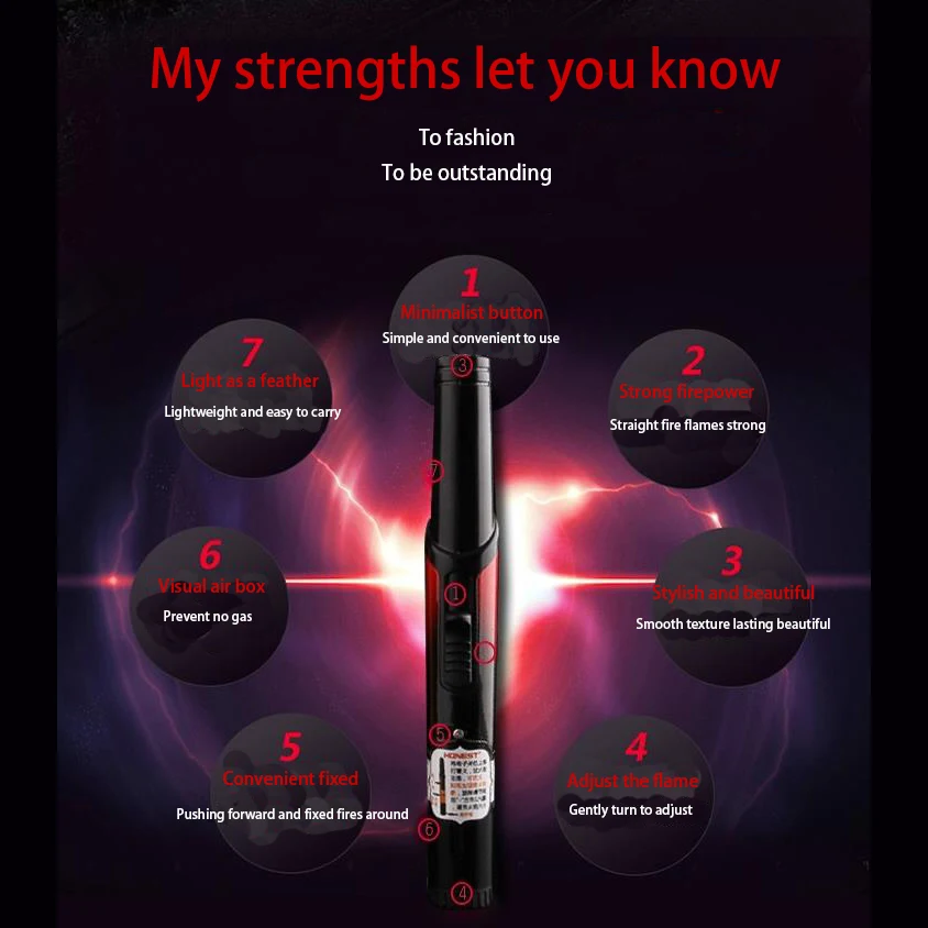 Welding torch BC-526 outdoor camping barbecue welding torch creative straight metal lighter butane gas welding equipment 