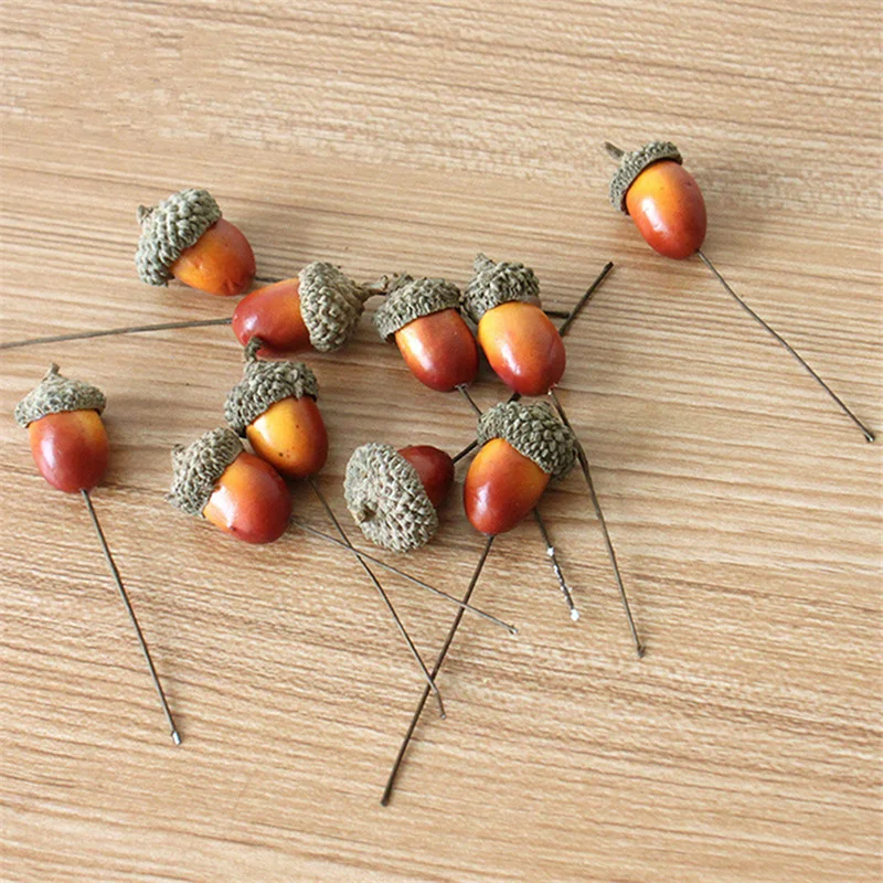 

2019 Creative Christmas Tree Decoration Creative Simulation Pine Cones Pendant Christmas Decorations Gift Gadgets 50Pcs/pack