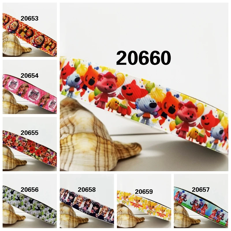 

Free shipping 2016 new arrival ribbons Hair Accessories ribbon 10 yards printed grosgrain ribbons 20653