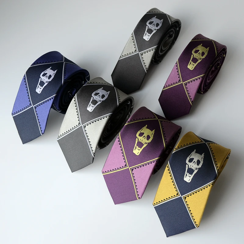 

JoJo's Bizarre Adventure Cosplay Tie KILL A Jacquard Tie Kira Yoshikage Cosplay Props High Quality JOJO Neck Tie