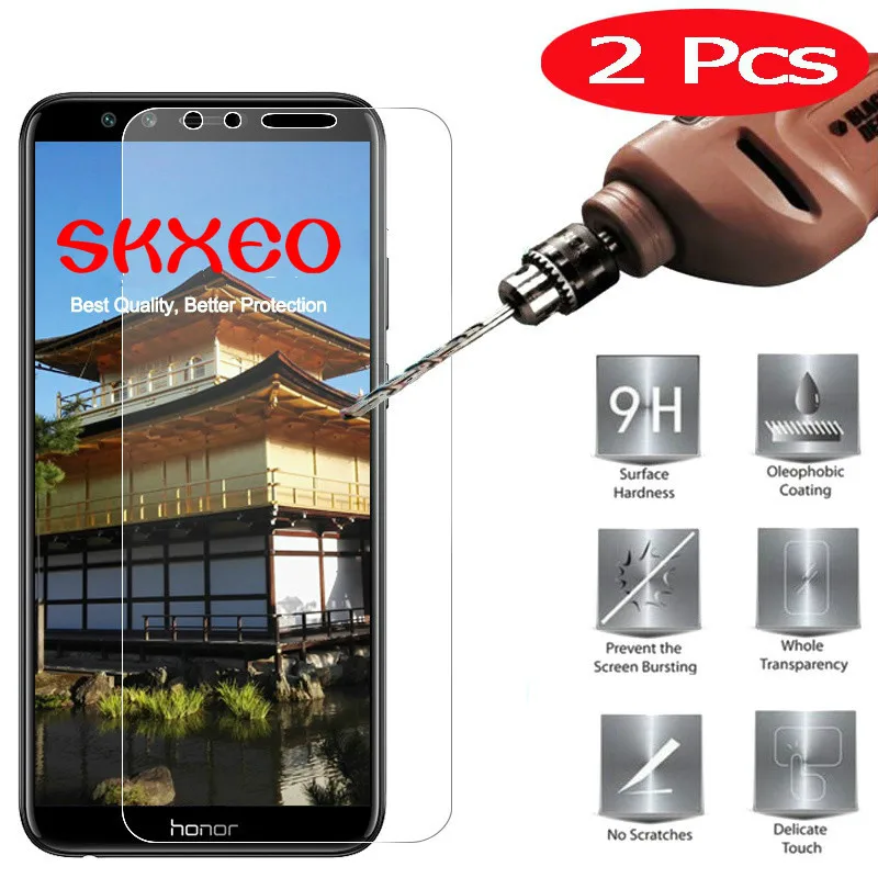 

2Pcs Tempered Glass for Huawei Honor 7 7Lite Honor 8 8Lite Honor 9 9Lite Honor 10 10Lite Screen Protector