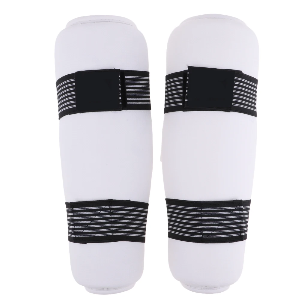 1 Pair Kickboxing Leg Guards Karate Training Boxing Shin Protector Protective Gear for Men Women Youth Size XS-XL