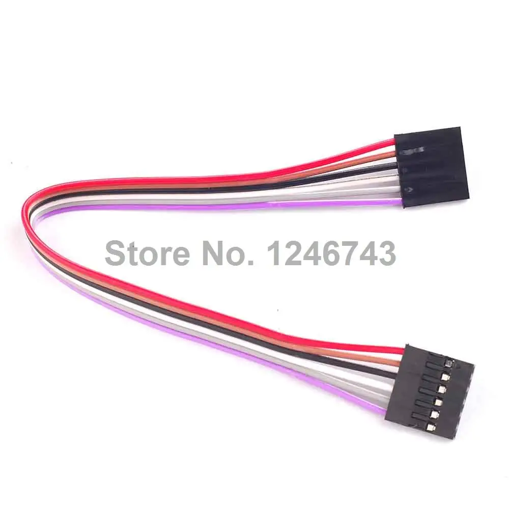 

5PCS/Lot 6Pin F/F Jumper Wire 200mm Female to Female Dupont Cable for Arduino