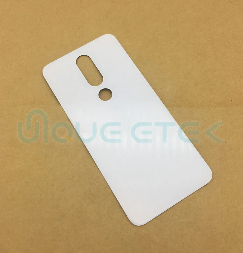 100% Подлинная Новая Задняя стеклянная крышка для Nokia x5 x6 x7 чехол дверного корпуса