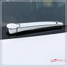 For Volkswagen T-Roc 2017 2018 Car styling Exterior ABS Chrome Rear Rain Wiper Cover Trim 2*