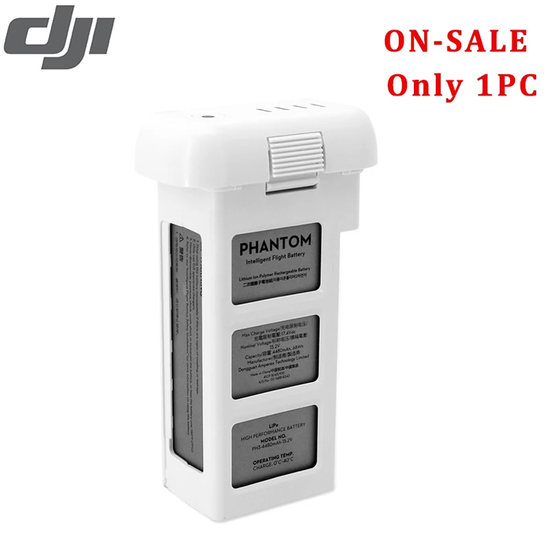 

Original DJI Phantom 3 Professional Advanced 4K Standard Intelligent Flight Battery 4480mAh 15.2V LiPo4s High Capacity Battery