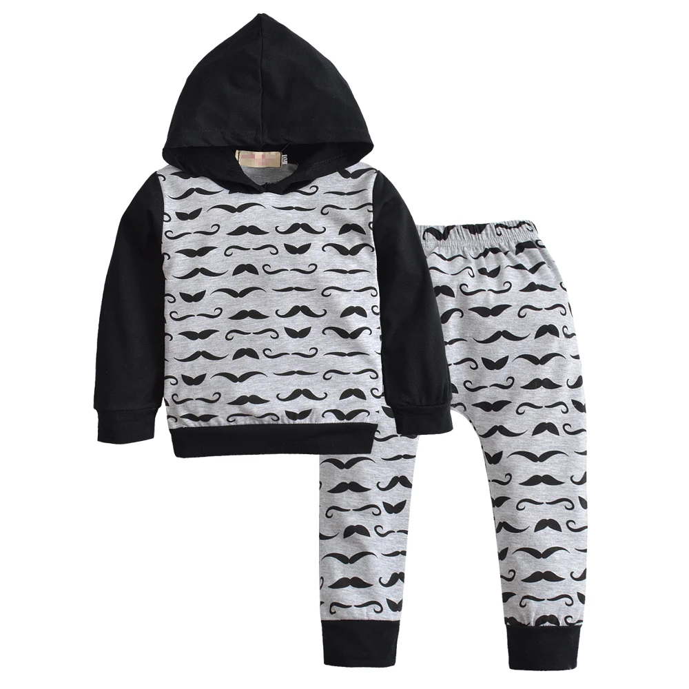 

2019 autumn fashion Toddler Infant Baby Boys Girls Clothes Set Tops Hoodie T-shirt Long Sleeve Pants Cute Baby Boy Outfit Set
