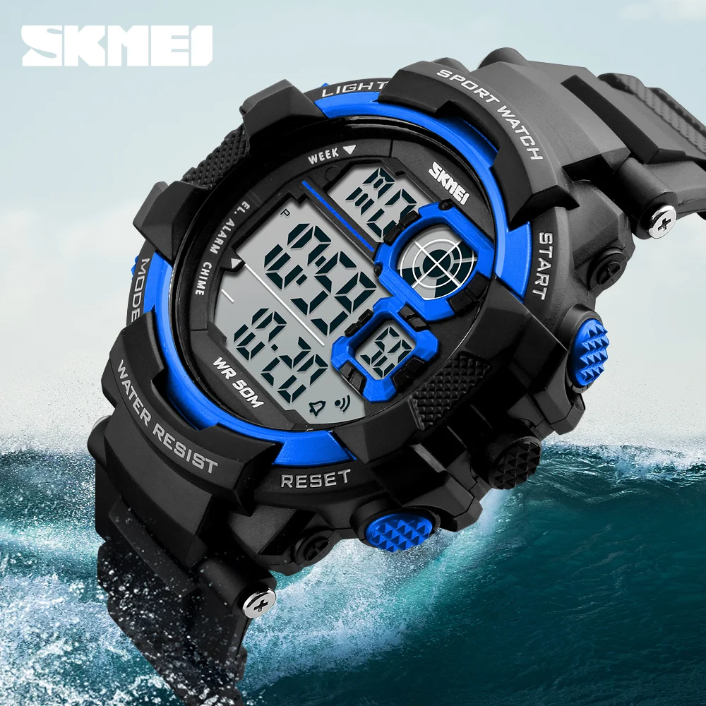 

SKMEI 2019 G Style Shock Sports Watches Mens 5Bar Waterproof LED Digital Watch Outdoor Military Wrist Watch reloj hombre 1118