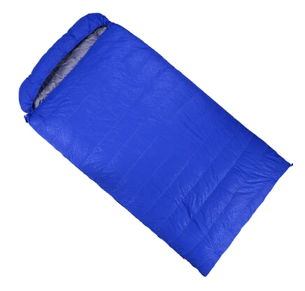 Cheap 220*125 Plus Size FILL 2500G Double Envelope Sleeping Bag Duck Down Double Outdoor Adult 90 White Four Seasons saco de dormir