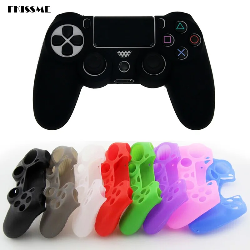 

Anti-slip Soft Silicone Cover Skin Case for Sony PlayStation Dualshock 4 PS4 DS4 Pro Slim Controller Stick Grip