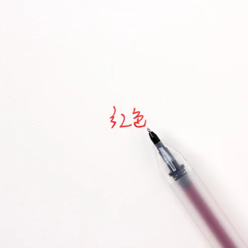 3 шт./лот в японском стиле гелевая ручка 0,5 мм Цвет чернилами Maker ручка школьные канцелярские студенческий экзамен записи поставка канцтоваров - Цвет: red