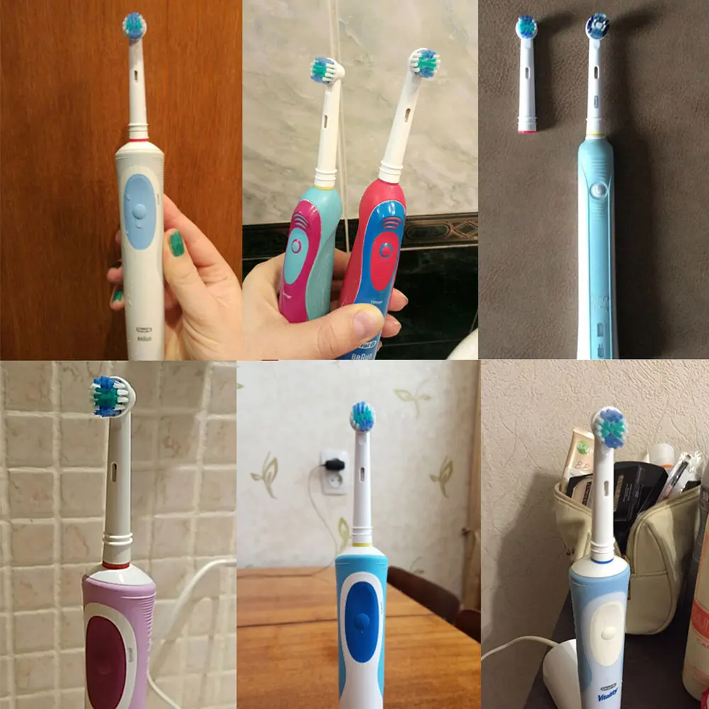 Насадки сменные для электрической зубной щетки Oral B 12 шт.|Электрические зубные