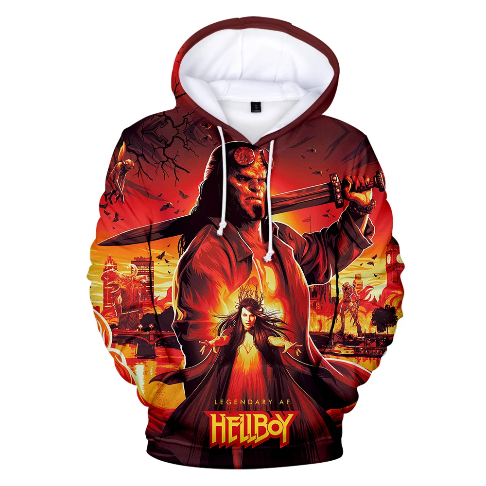 Хит продаж забавный фильм Hellboy: Rise of the Blood queen 3D персонаж монстр Дьявол Warcraft