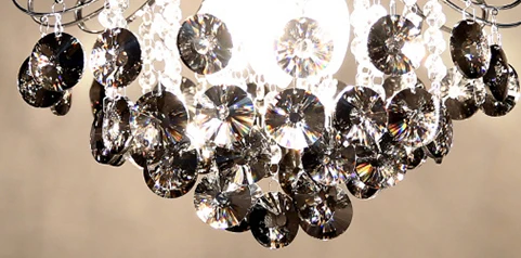 Современные хрустальные люстры de cristal светодиодный haning лампы свадебные украшения дома светильники приспособление - Цвет абажура: Серый