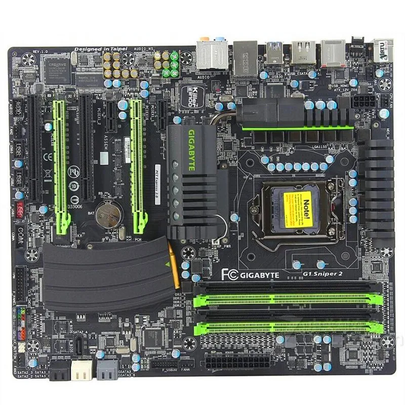Для Gigabyte GA G1.Sniper 2 б/у оригинальная материнская плата для настольного компьютера