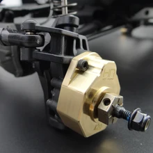 Горячие гонки Heavy Duty латунь кулака поворотного Шестерни крышка(поворотный элемент) добавить вес гусеничного Traxxas TRX-4 TRX4