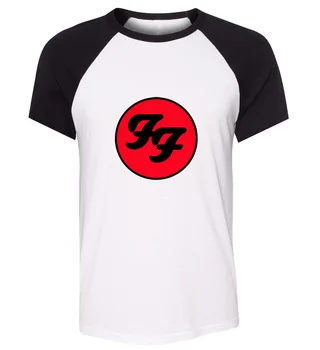 New Cotton Tshirts Men Shorts Sleeve Foo Fighters Hard Rock And Roll Band Design Summer male Tops Tees  Casual Tshirts For Men