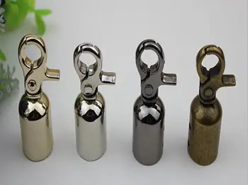 

Free shipping (6 PCS/lot) 4 color diy bag accessories metal handbag bell wrist link hang bag hook