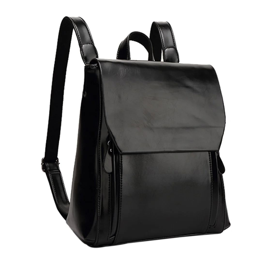 5 Color Korean Style Backpack Schoolbag Leather Bag Pack Big Shoulder