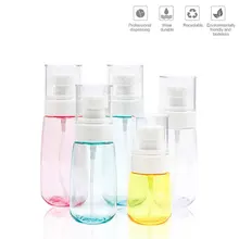 30-100ml Colorful Transparent Perfume Spray Bottle Fine Spray Refillable Travel Sub-bottle Atomizer Travel Container bottle Pump