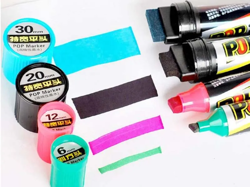 1 шт. Genvana POP Poster paint Marker Экстра жирный 30 мм предлагаем выбрать цвет