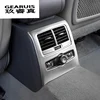 Estilo de coche ventilación de aire acondicionado trasero marco decorativo salida trim cubre las pegatinas para Audi A6 C5 C6 interior accesorios de auto ► Foto 1/6