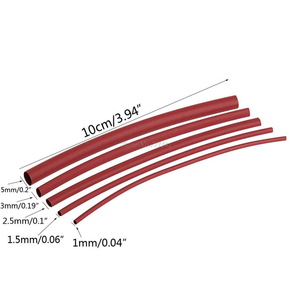 140 шт автомобильные трубки тепловые трубки для электрического кабеля обертывание полиолефиновые рукава изоляционные материалы элементы