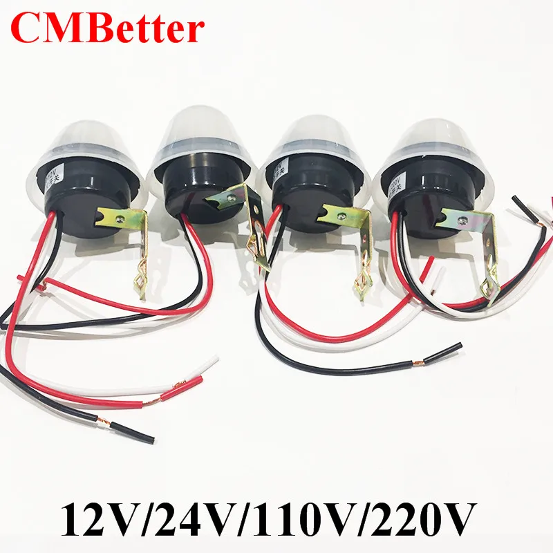 CMBetter Switch Automatic Auto On Off Photocell street Light Switch DC AC 50-60Hz 10A Photo Control Photoswitch Sensor Switch (24)