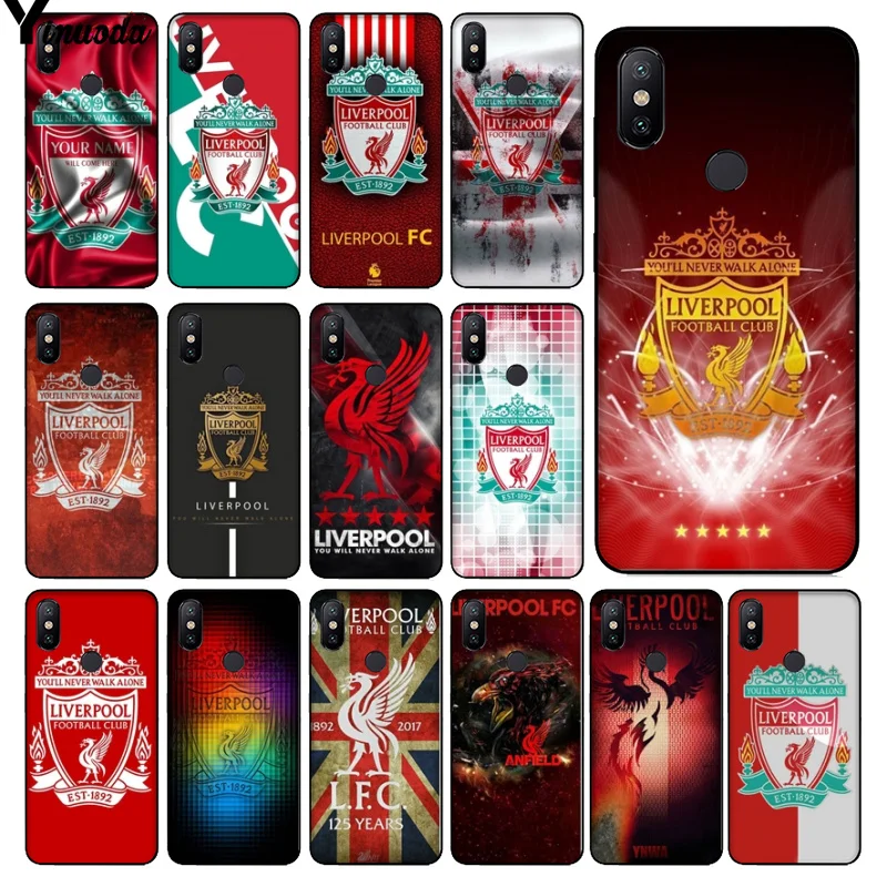 

Yinuoda Liverpool Football Club Pattern TPU Soft Phone Cell Phone Case for Redmi 5 plus Note 5 Xuiaomi Mi 8 8SE 6 MIX 2 2S Cases