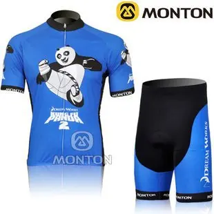 2013 KUNG FU PANDA Team Cycling clothing /Cycling wear/ jersey short sleeve+Shorts Sets Suite Free Shipping | Спорт и развлечения