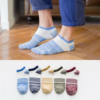 

ZDL-375 Japanese Harajuku Ankle Socks Street Cotton Casual Colorful Striped Retro National Standard Sock 10 pairs