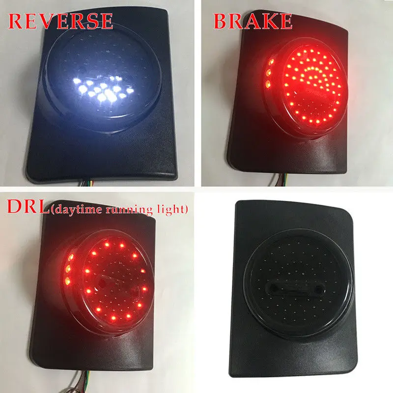 LED Tail Light Rear For Jeep Wrangler JK Rear Clear Led Light JKU Brake Lamps LIGHT
