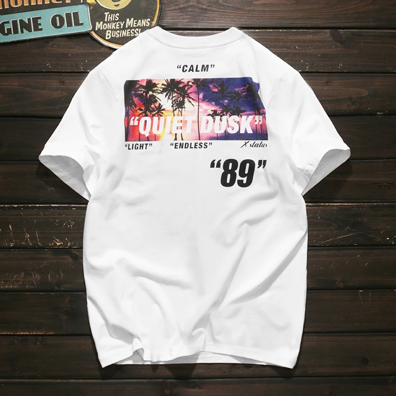 

LISER T Shirt Men Couple T-shirt Women 2019 Summer Oversized Loose Casual Print Tees Streetwear Harajuku Tshirts