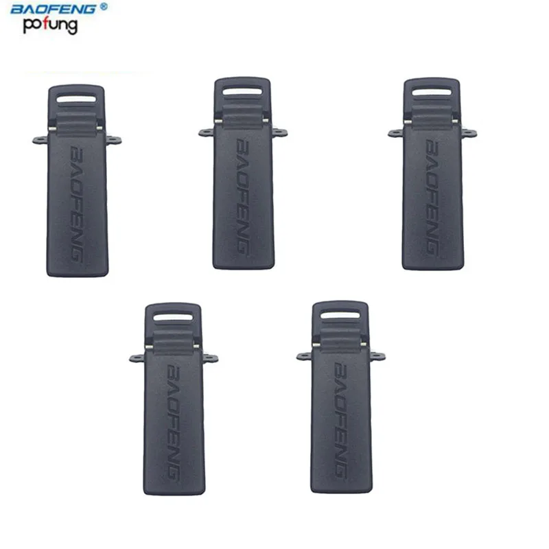 5pcs Baofeng radios UV-5R Belt Clip for BAOFENG UV-5R UV-5RA UV-5RB UV-5RC TYT TH-F8 Ham Radio Walkie Talkie   Accessories (1)