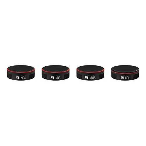 

Freewell Standard Day - 4Pack ND4, ND8, ND16, CPL Camera Lens Filters Compatible With DJI Mavic Air