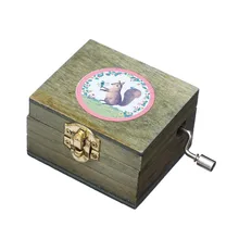 Laxury замок в небе музыкальная шкатулка деревянная мини классический тип подарок для взрослых и детей