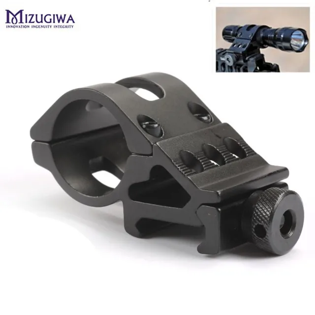 US $3.89 Tactical 45 Degress 25mm/30mm Offset Ring Rifle Flashlight Torch Laser Mount Picatinny Rail 20mm We