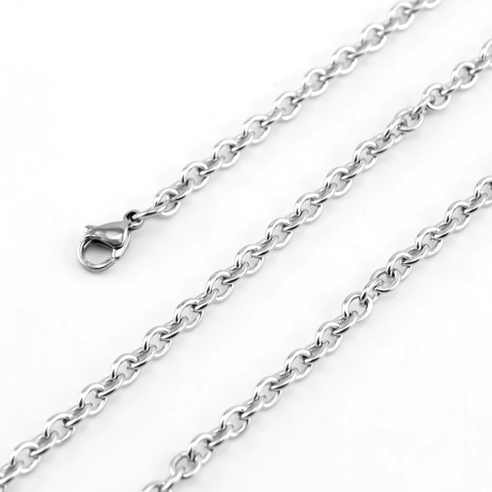 8mm Thick O Shape Rollo Link Chain Diy Jewelry Necklace Stainless Steel