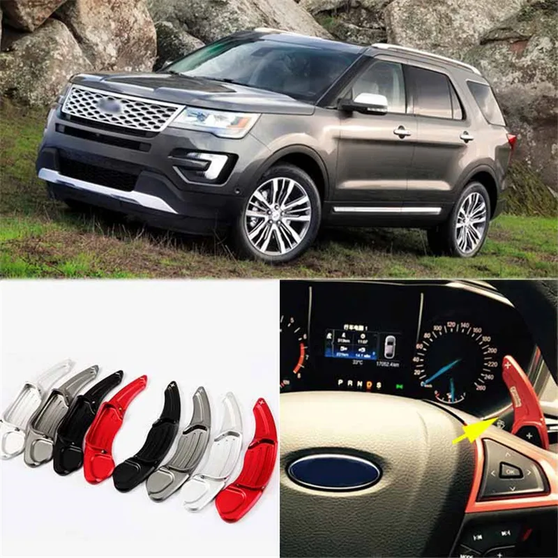 Savanini 1pair Alloy Add On Steering Wheel DSG Paddle Shifters