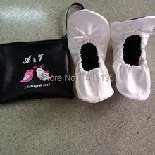 Большие Скидки! Складная плоская рулонная до обувь после Свадьбы балерина