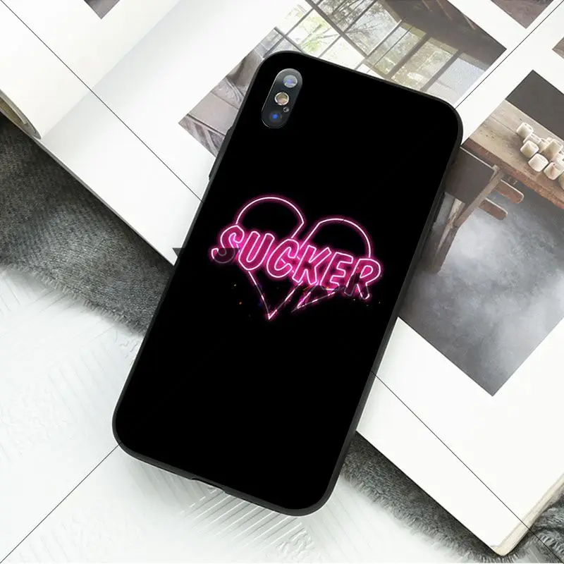 Black background fluorescent small pattern font neon