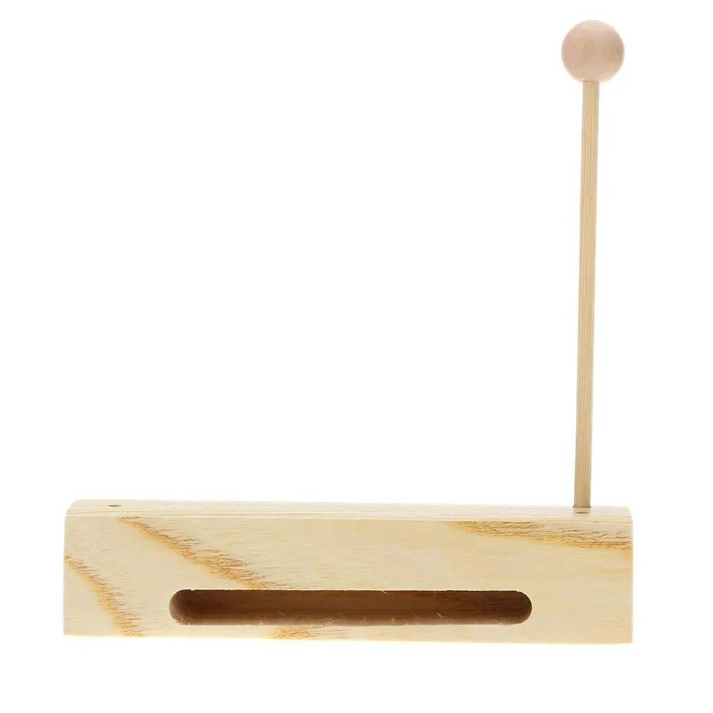 Деревянная перкуссия, деревянный блок с молотком, изысканная детская музыкальная игрушка, ударный инструмент