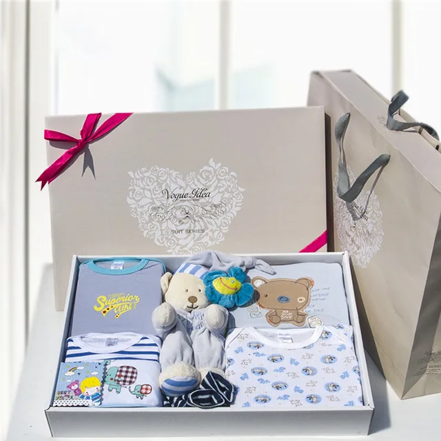 Buy Quality 100 cotton baby clothes gift box newborn